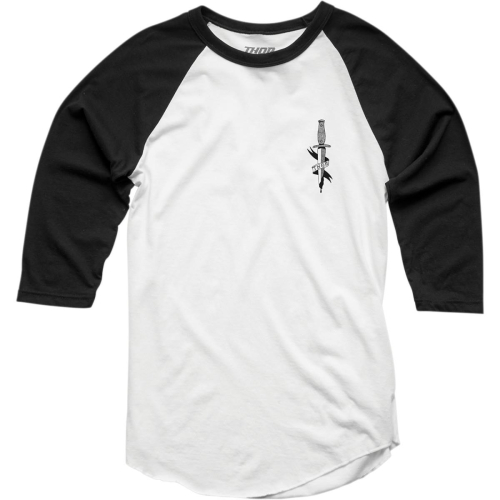 Thor - Thor Juliet 3/4 Sleeve Shirt - 3030-17053 - White - Small