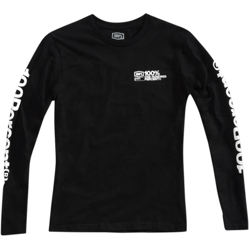 100% - 100% Terminal Long Sleeve T-Shirt - 33005-001-13 - Black - X-Large