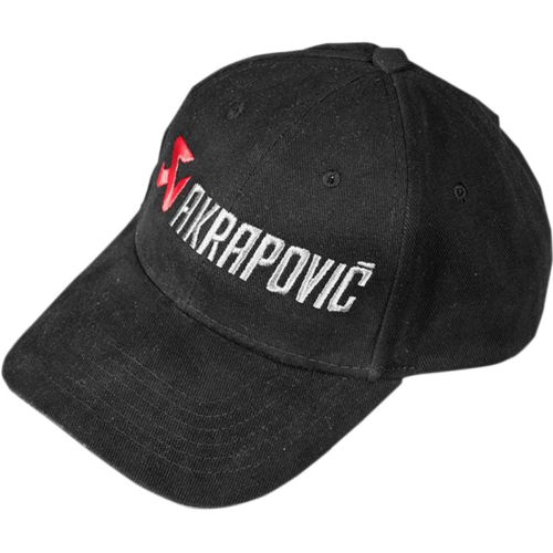 Akrapovic - Akrapovic Flat Bill Baseball Cap Hat - 801711 - Black - OSFA