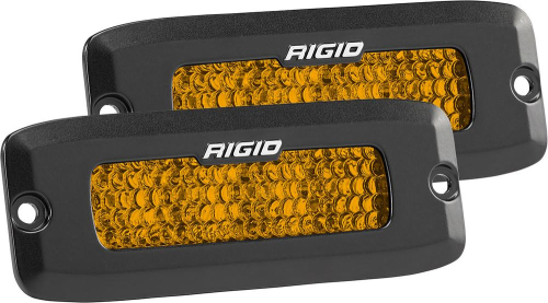 RIGID Industries - RIGID Industries SR-Q Pro Series Rear Facing Lights - Flush Mount - Amber - 90162