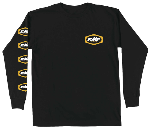 FMF Racing - FMF Racing Dash Long Sleeve Tee - FA811900-BLK-2XL - Black - 2XL