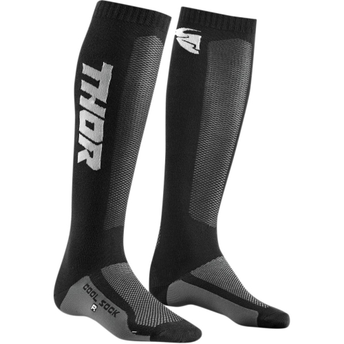 Thor - Thor MX Cool Socks - 3431-0425 - Black/Charcoal - 6-9