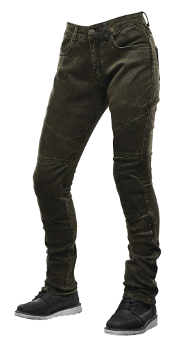 Speed & Strength - Speed & Strength Street Savvy Moto Womens Pants - 1107-1510-4594 - Olive - 14