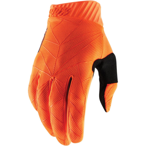 100% - 100% Ridefit Gloves - 10014-260-11 - Orange/Black - Medium