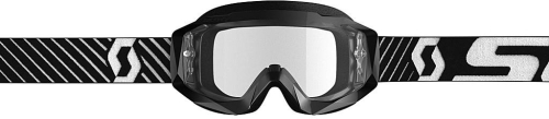 Scott USA - Scott USA Hustle X Goggles - 268183-1007113 - Black/White / Clear Works Lens - OSFM