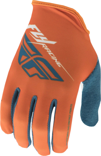 Fly Racing - Fly Racing Media Gloves - 350-09809 - Orange/Teal/White - 9
