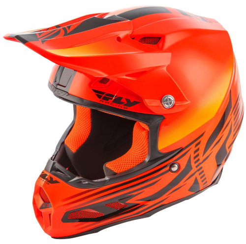 Fly Racing - Fly Racing F2 Carbon MIPS Cold Weather Shield Helmet - 73-4905-4 - Hi-Vis Orange - X-Small