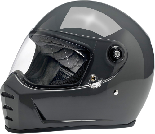 Biltwell Inc. - Biltwell Inc. Lane Splitter Solid Helmet - 1004-109-101 - Gloss Storm Gray - X-Small