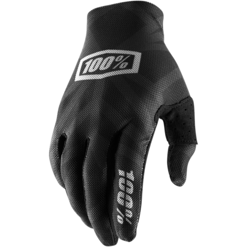 100% - 100% Celium 2 Gloves - 10009-057-10 - Black/Silver - Small
