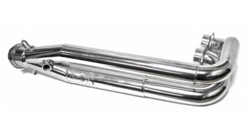 BikeMan Performance - BikeMan Performance 2-Into-1 Header - Ceramic Chrome - 18-302-C