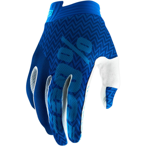 100% - 100% I-Track Gloves - 10015-015-10 - Blue/Navy - Small