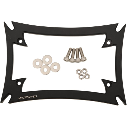Motherwell - Motherwell Maltese License Plate Frame - Matte Black - DC-862-MB