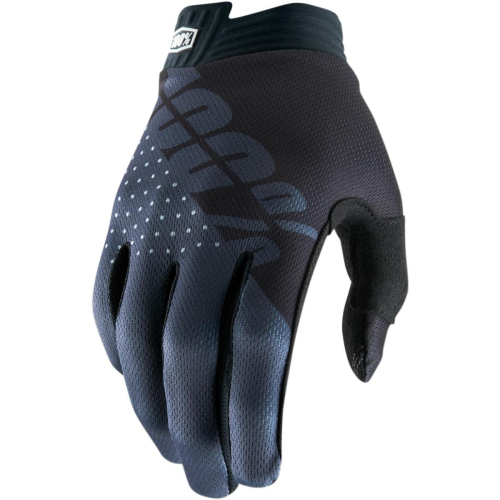 100% - 100% I-Track Gloves - 10015-057-10 - Black/Gray - Small