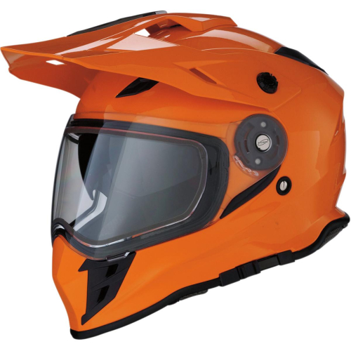 Z1R - Z1R Range Solid Snow Helmet with Dual-Lens Shield - 0121-1123 - Orange - Small