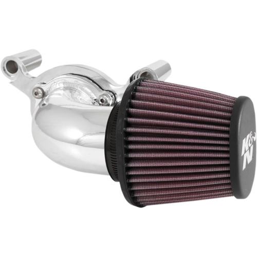 K&N Engineering - K&N Engineering Aircharger Performance Intake System - Bright Chrome - 57-1131P
