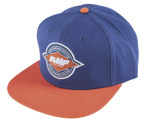 FMF Racing - FMF Racing Genuine Hat - SU8196904-NVY - Navy/Orange - OSFA