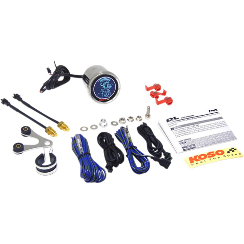 Koso North America - Koso North America HD DL Style Electronic Tachometer - BA552B80-HD