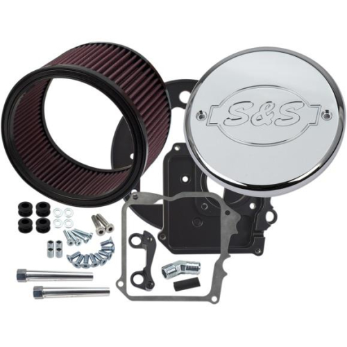 S&S Cycle - S&S Cycle Air Cleaner Kit with Cover - Nostalgic Script - 170-0295C