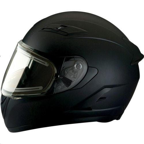 Z1R - Z1R Strike Ops Solid Snow Helmet with Electric Shield - 0121-1110 - Flat Black - Large