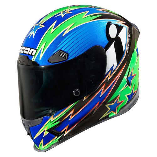 Icon - Icon Airframe Pro Warbird Helmet - 842.0101-10672 - Blue - X-Small