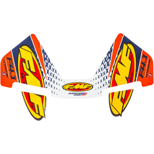 FMF Racing - FMF Racing Exhaust Decal - Orange - 014833