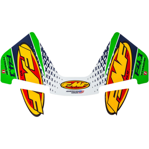 FMF Racing - FMF Racing Exhaust Decal - Green - 014831