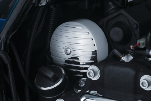 Kuryakyn - Kuryakyn Finned Starter End Cover - Chrome - 9266