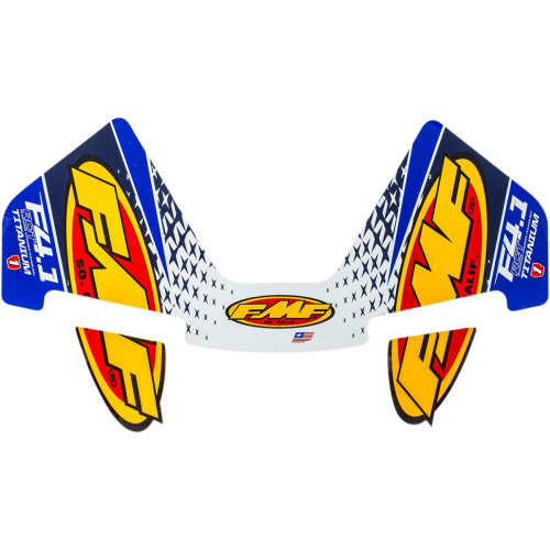 FMF Racing - FMF Racing Exhaust Decal - Blue - 014834