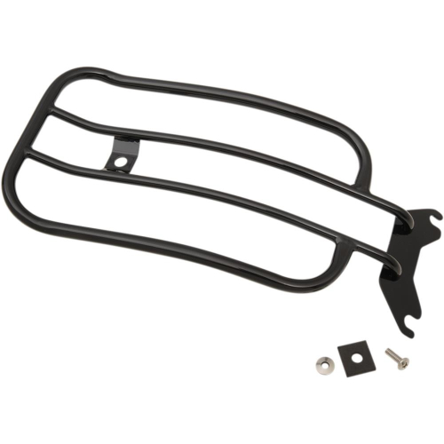 Motherwell - Motherwell 7in. Solo Luggage Rack - Gloss Black - MWL-175-18GB