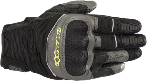 Alpinestars - Alpinestars Crosser Air Touring Gloves - 3575518-1155-2X - Black/Anthracite/Fluorescent Yellow - 2XL