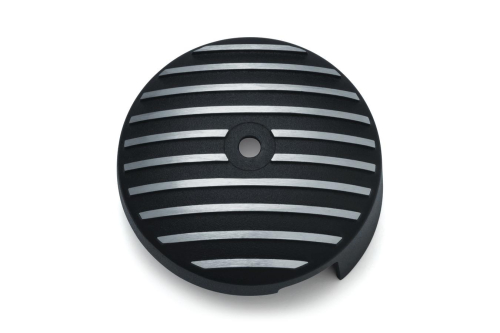 Kuryakyn - Kuryakyn Finned Starter End Cover - Satin Black and Machined - 9267
