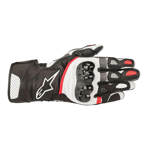 Alpinestars - Alpinestars SP-2 V2 Leather Gloves - 3558218-123-3X - Black/White/Red - 3XL