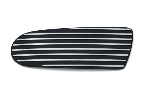 Kuryakyn - Kuryakyn Finned Air Cleaner Accent - Satin Black and Machined - 6061