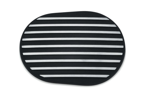 Kuryakyn - Kuryakyn Finned Front Primary Accent - Satin Black and Machined - 6067