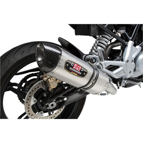 Yoshimura - Yoshimura R-77 Race Series Works Finish Full System - Stainless Steel Muffler - 15350AJ520