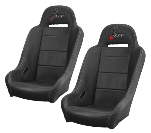 Dragonfire Racing - Dragonfire Racing HighBack GT Seats (Pair) - Black - 15-1052