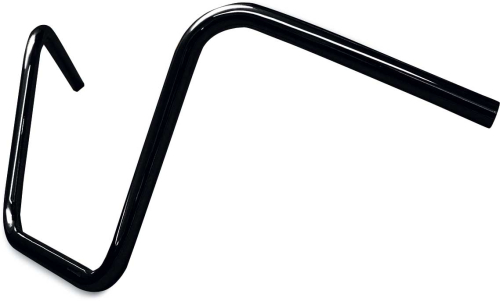 Flanders - Flanders 1in. Original Ape Hanger Classic Bend Handlebar - Knurled and Drilled - Black - 650-48316