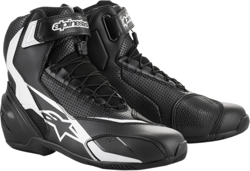 Alpinestars - Alpinestars SP-1 V2 Vented Riding Shoes - 25113181240 - Black/White - 6.5