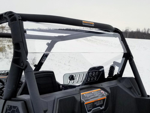 Spike Powersports - Spike Powersports Rear Vented Windshield - Clear - 77-2600-R