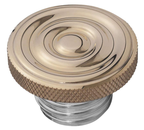 Motone - Motone Gas Caps - Brass Rippled - NXS001