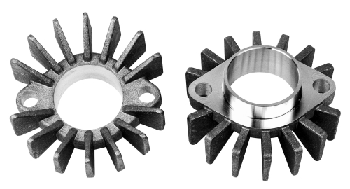 Motone - Motone Big Fin Header Exhaust Clamps - MEX003