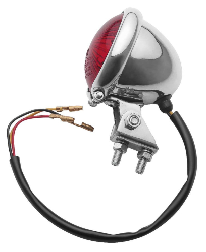 Motone - Motone Bates Style Taillight - Polished - MTE017