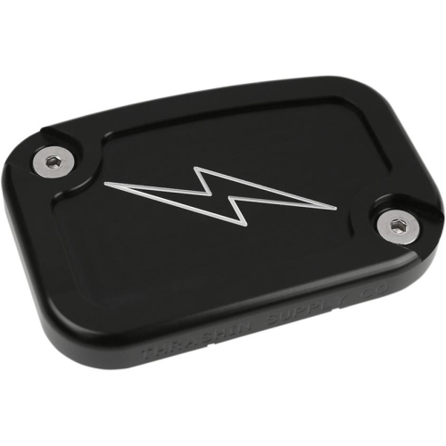 Thrashin Supply Company - Thrashin Supply Company Rear Brake Master Cylinder Cover - Black - TSC-3105-4