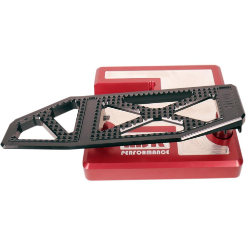 MJK Performance - MJK Performance Max Lean Floorboards - Black Anodized - P-4356