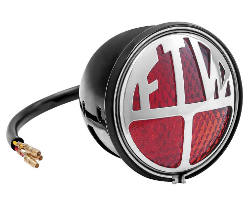 Motone - Motone Miller/Vincent Style Taillight - FTW - Black - MTE025