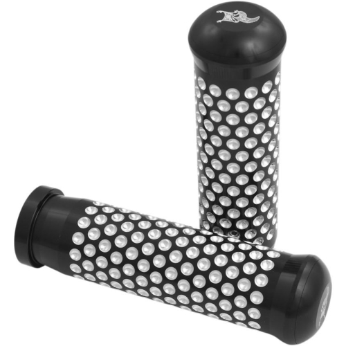 Kens Factory - Kens Factory Dimpled Grips - Black - 1-024