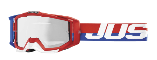 Just 1 - Just 1 Iris Goggles - 698001007101800 - Twist Red/Blue / Mirror Silver Lens - OSFM