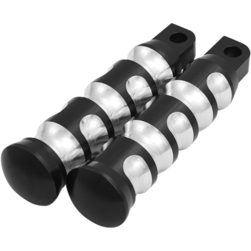Kens Factory - Kens Factory Neo-Fusion Footpegs - 4 1/2in. - Classic - Black Machine - 5-034