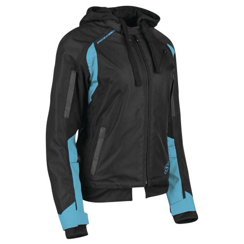 Speed & Strength - Speed & Strength Spell Bound Womens Textile Jacket - 1101-1217-4151 - Teal/Black - X-Small
