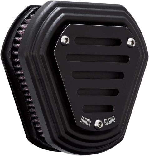 Burly Brand - Burly Brand Hex Air Cleaner - Black - B09-0008B